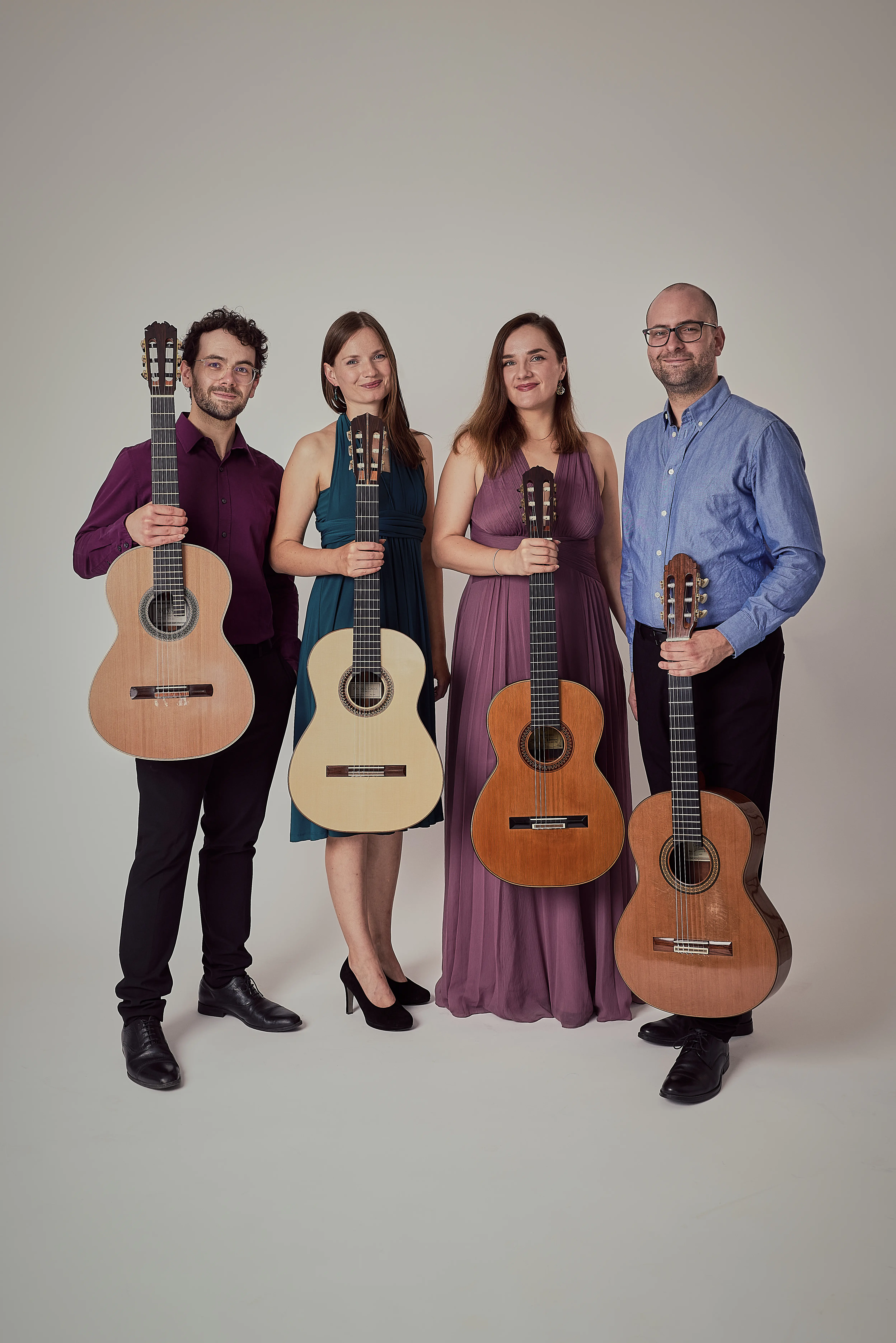 Ensemble picture of the Weimar Guitar Quartet
